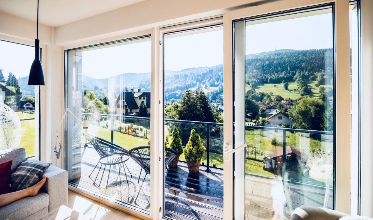 Widokowy Apartament Jodlowa Ski&Bike Щирк Экстерьер фото