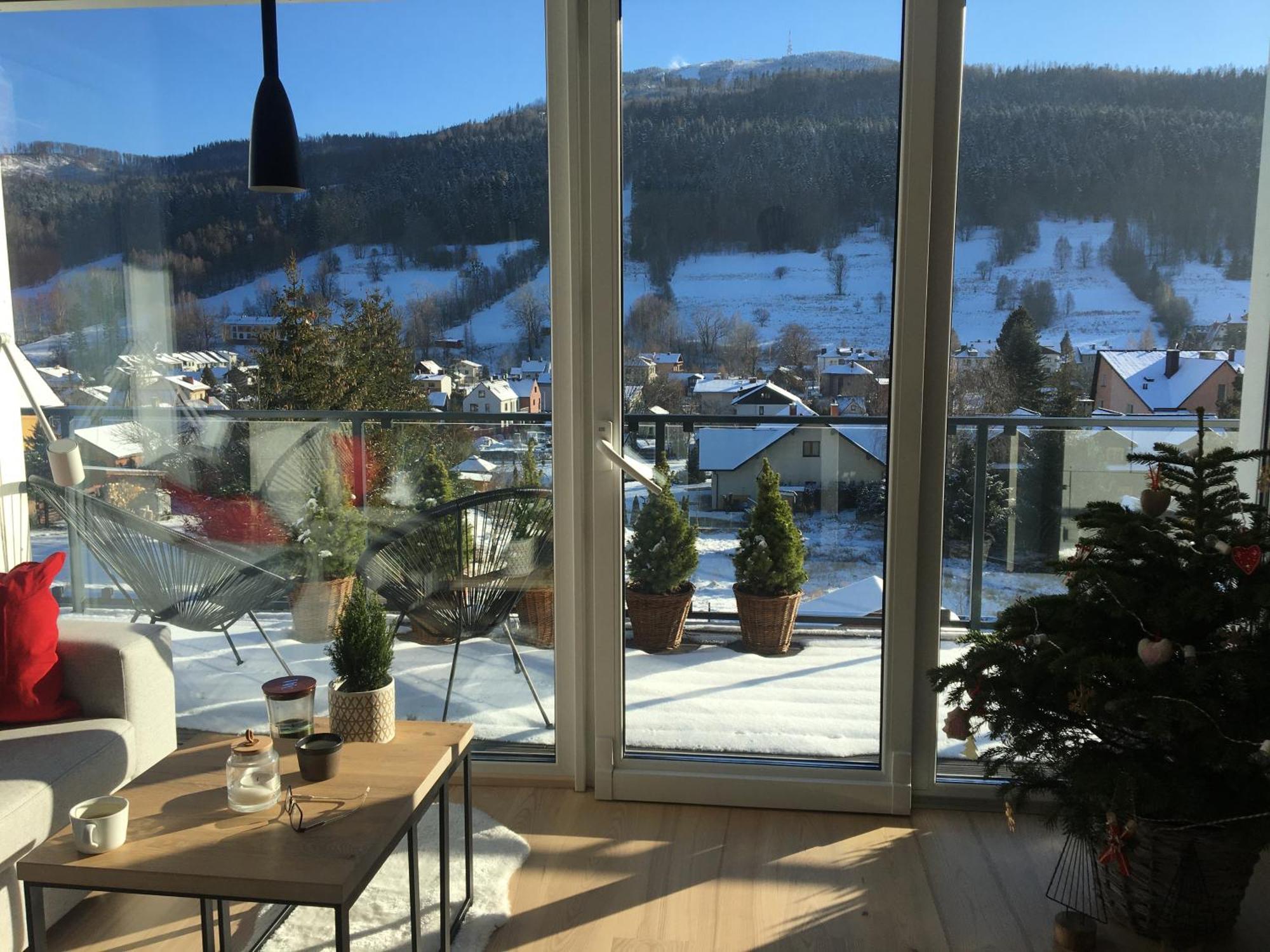 Widokowy Apartament Jodlowa Ski&Bike Щирк Экстерьер фото